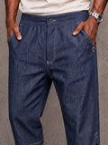 Urban Vintage Washed Denim Capri Shorts