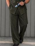Essential Urban Casual Set mit Nadelstreifen-Hemd und Hose