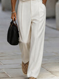 Modernes Elegantes Cropped Shirt- und Hosenset