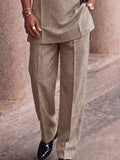 Effortless Style Colorblock T-Shirt Hosen Set