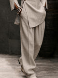 Urban Casual Set mit schräger Knopfleiste