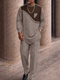 Designer-Zweiteiler im Colorblocking-Look