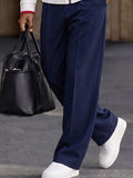 Sportliches Kontrast-Jacke & Hose Set