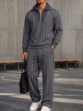 Urban Patchwork Gerippt Sweatshirt Hose Set