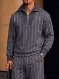 Urban Patchwork Gerippt Sweatshirt Hose Set