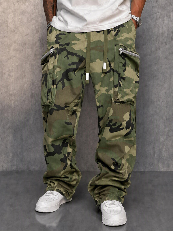 Utility Streetwear Camouflage Cargo Hose