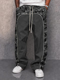 Urban Explorer Camouflage Patchwork Casual Hose