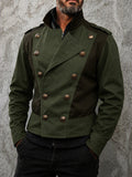 Vintage Military Zweireiher Jacke