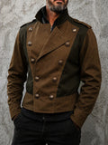 Vintage Military Zweireiher Jacke