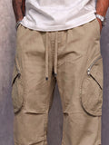 COOFANDY Herren Hose in Khaki, Detailansicht