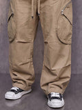 COOFANDY Herren Hose in Khaki, Detailansicht