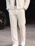 COOFANDY Herren Zweiteiler-Set in Beige, Detailansicht