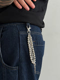 Essenzielle Perlen- und Nieten-Hosenkette für Geldbörsen und Jeans