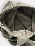 Weiche Schultertasche aus Tweed und Canvas
