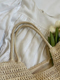 Schlichte Boho Tote-Bag mit großem Fassungsvermögen
