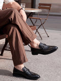 Echtleder-Loafer mit Snaffle-Detail