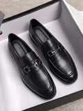 Echtleder-Loafer mit Snaffle-Detail