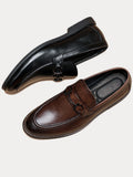 Echtleder-Loafer mit Snaffle-Detail