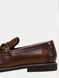 Echtleder-Loafer mit Snaffle-Detail