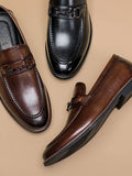 Echtleder-Loafer mit Snaffle-Detail