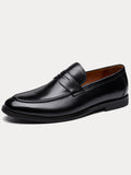 Klassische Penny-Loafer aus Leder