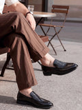 Klassische Penny-Loafer aus Leder