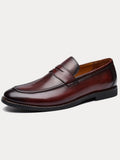 Klassische Penny-Loafer aus Leder