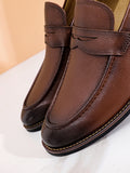 Klassische Penny-Loafer aus Leder