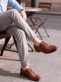 Klassische Vintage-Derbys aus Echtleder