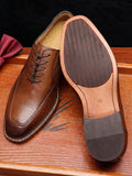Klassische Vintage-Derbys aus Echtleder