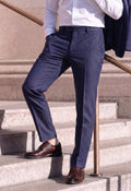 Echtleder-Brogues mit Flügelkappe