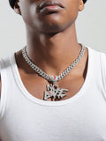 Cuban Link Panzerkette mit Anhänger