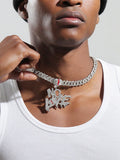 Cuban Link Panzerkette mit Anhänger