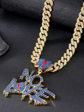 Cuban Link Panzerkette mit Anhänger