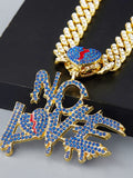 Cuban Link Panzerkette mit Anhänger