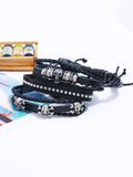 Edgy Totenkopf DIY Armband-Set
