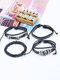 Edgy Totenkopf DIY Armband-Set