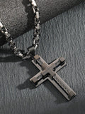 Gothic-Halskette mit Kreuz-Anhänger