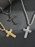 Gothic-Halskette mit Kreuz-Anhänger