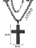 Gothic-Halskette mit Kreuz-Anhänger