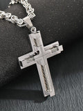 Gothic-Halskette mit Kreuz-Anhänger