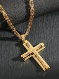 Gothic-Halskette mit Kreuz-Anhänger
