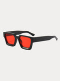 Modische quadratische Vintage-Sonnenbrille