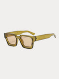 Modische quadratische Vintage-Sonnenbrille