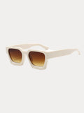 Modische quadratische Vintage-Sonnenbrille