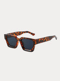 Modische quadratische Vintage-Sonnenbrille