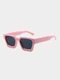 Modische quadratische Vintage-Sonnenbrille