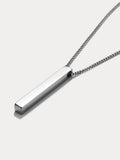 Schlichte Halskette mit vertikalem Stab-Anhänger