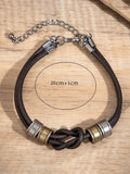 Einzigartiges Vintage-Knoten-Wickelarmband
