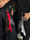 Paisley Bandana Geldbörsen-Jeanskette